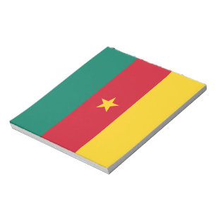 Notepad with Flag of Cameroon