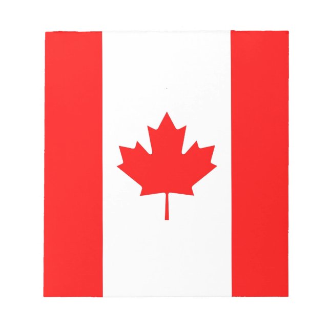 Notepad with Flag of Canada (Front)