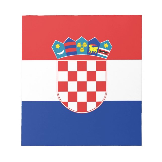 Notepad with Flag of Croatia (Front)