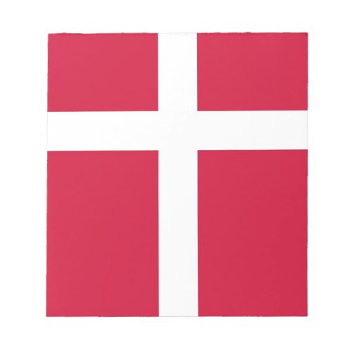 Notepad with Flag of Denmark