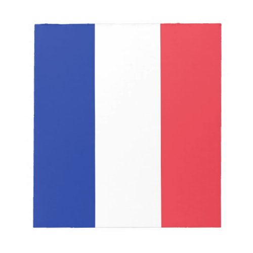 Notepad with Flag of France