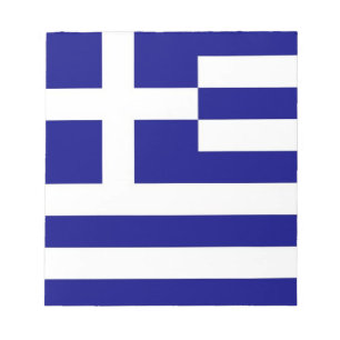 Notepad with Flag of Greece