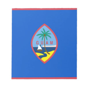 Notepad with Flag of Guam
