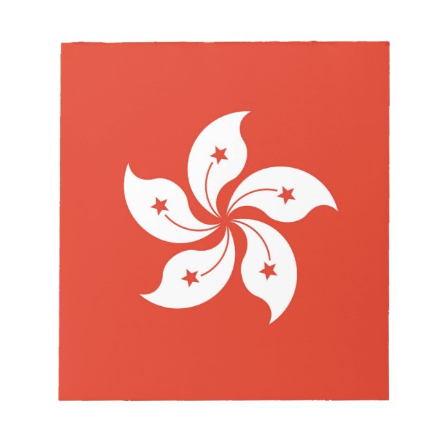 Notepad with Flag of Hong Kong, China (Front)