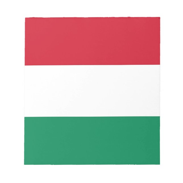Notepad with Flag of Hungary (Front)
