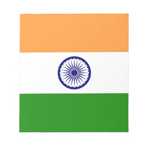 Notepad with Flag of India