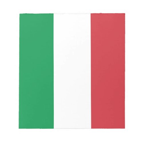 Notepad with Flag of Italy