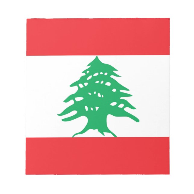 Notepad with Flag of Lebanon (Front)
