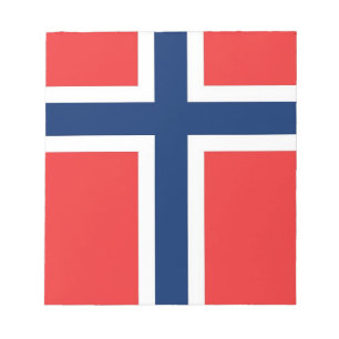 Notepad with Flag of Norway