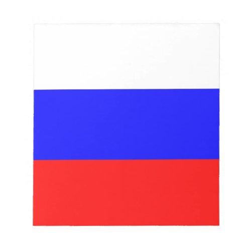 Notepad with Flag of Russia