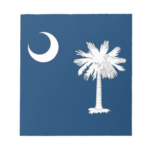 Notepad with Flag of South Carolina State