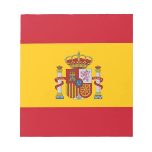 Notepad with Flag of Spain