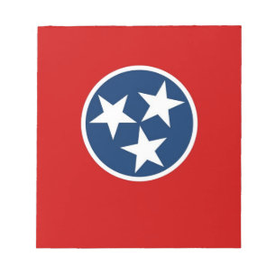 Notepad with Flag of Tennessee State