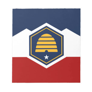 Notepad with Flag of Utah, USA