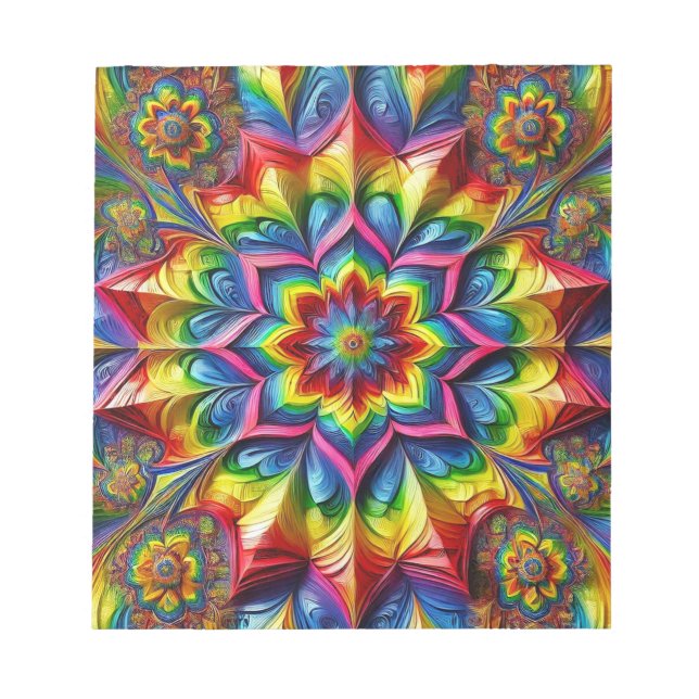 Notepad with LGBTQ Colors Modern Design (Front)