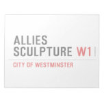 allies sculpture  Notepads