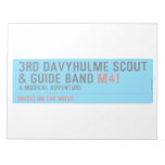 3rd Davyhulme Scout & Guide Band  Notepads