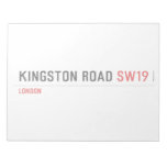 KINGSTON ROAD  Notepads
