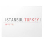 ISTANBUL  Notepads