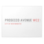 Prosecco avenue  Notepads