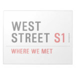 west  street  Notepads