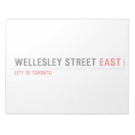 Wellesley Street  Notepads