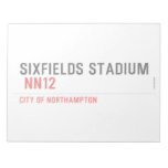 Sixfields Stadium   Notepads