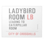 Ladybird  Room  Notepads