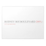 Rodney Boi Boulevard  Notepads