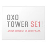oxo tower  Notepads