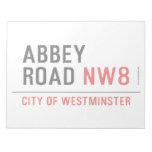 abbey road  Notepads