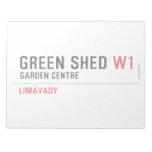 green shed  Notepads