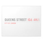 queens Street  Notepads