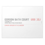 Gordon Bath Court   Notepads
