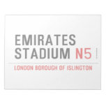 emirates stadium  Notepads