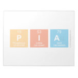 Pia  Notepads