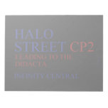 Halo Street  Notepads