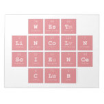West
 Lincoln
 Science
 C|lub  Notepads