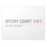 Bitchy court  Notepads