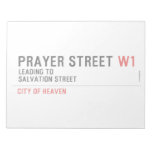 Prayer street  Notepads