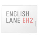 English  Lane  Notepads