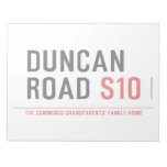 duncan road  Notepads
