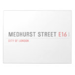 Medhurst street  Notepads