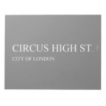 Circus High St.  Notepads