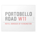 Portobello road  Notepads