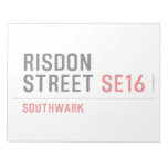 RISDON STREET  Notepads