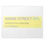 Akinn Street  Notepads