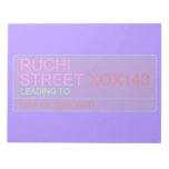 Ruchi Street  Notepads