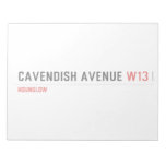 Cavendish avenue  Notepads
