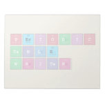Periodic
 Table
 Writer  Notepads